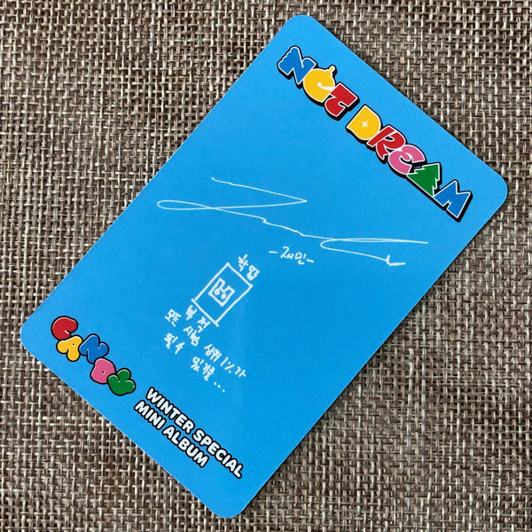 NCT DREAM JAEMIN [Winter Special Candy] Official Photocard, Digipack Ver. / Gift