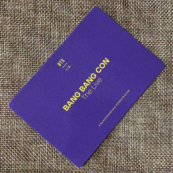 BTS GROUP 1/8 [ BANG BANG CON The Live ] Official Mini Photocard / New / Gift