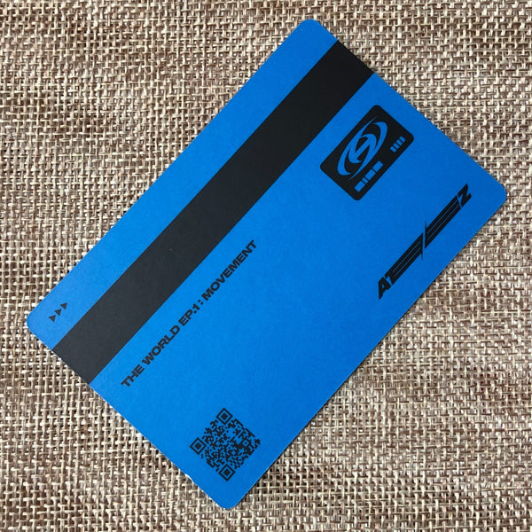 ATEEZ YUNHO [THE WORLD EP.1 : MOVEMENT] Official ID Card Photocard, A Ver. /+G