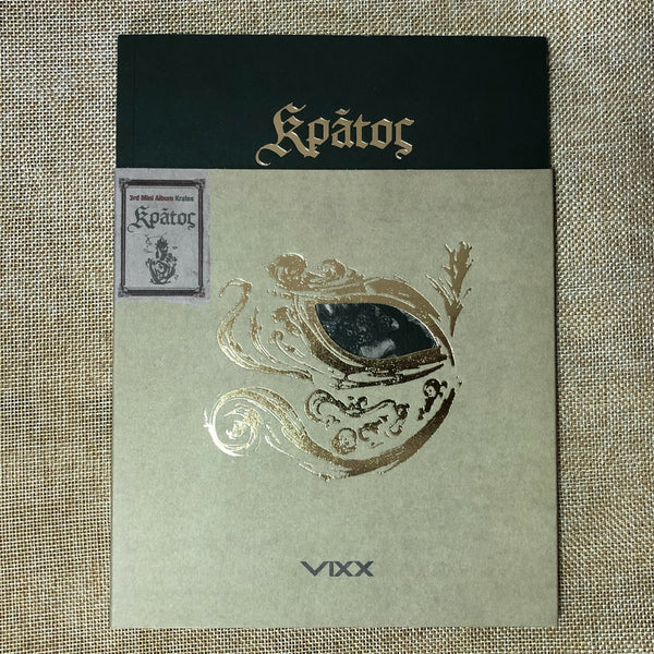 VIXX [ Kratos Album ] Photobook + CD, 3rd Mini / NO Photocard / New / Gift