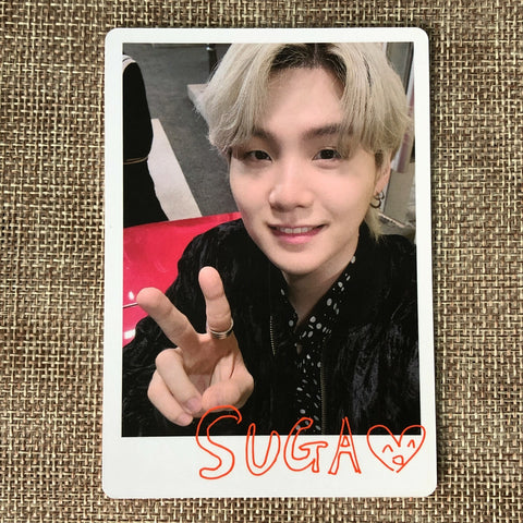 BTS SUGA [PTD PERMISSION TO DANCE ON STAGE] Official Special Ver. Photocard /+G