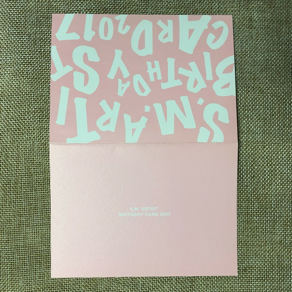 EXO CHEN [ SUM Birthday Card 2017 ] Official Postcard, SM TOWN / New / Gift