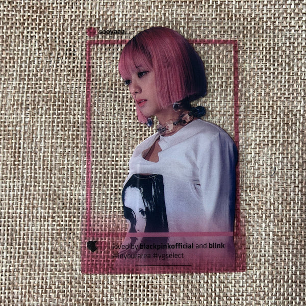 BLACKPINK JISOO [2018 Tour In Your Area Seoul] Official Transparent Photocard