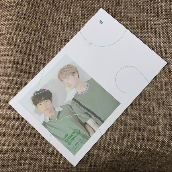 BTS GROUP #3 [2020 Season's Greetings] Official Limited Mini Poster / New / Gift