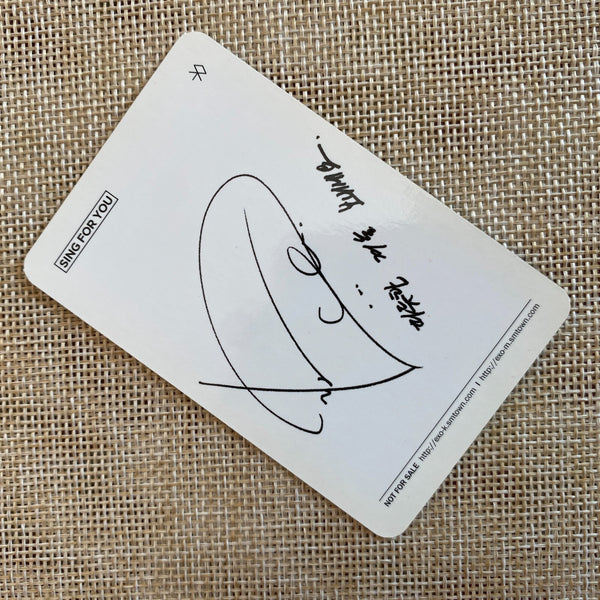 EXO D.O [ Sing For You ] Official Photocard, Winter 4th Mini Korean / New / Gift