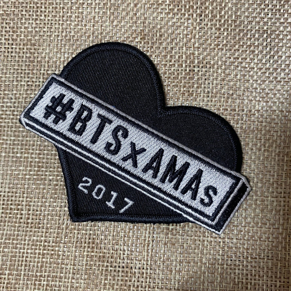 BTS [ 2017 AMAs American Music Awards ] Official Heart Patch / New, Rare / Gift
