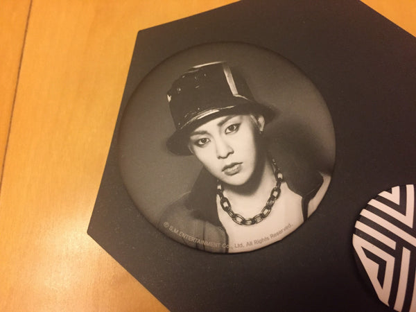 EXO XIUMIN [ Overdose ] Official Button Set (2 Buttons), SM XIU MIN / New / Gift