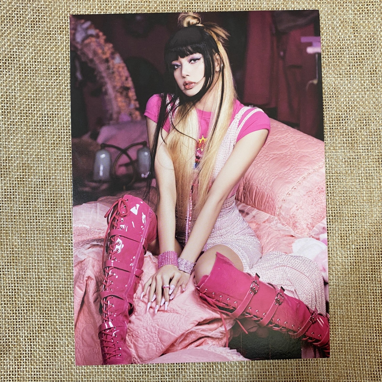 BLACKPINK LISA #4 [Born Pink] Official Large Postcard, Box Set Ver. / New / Gift