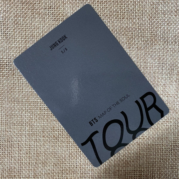 BTS JUNGKOOK 5/8 [ Map Of The Soul Tour Official Mini Photocard ] New / Gift