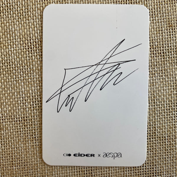 AESPA WINTER [ EIDER ] Official Limited Photocard / New, Rare / Gift