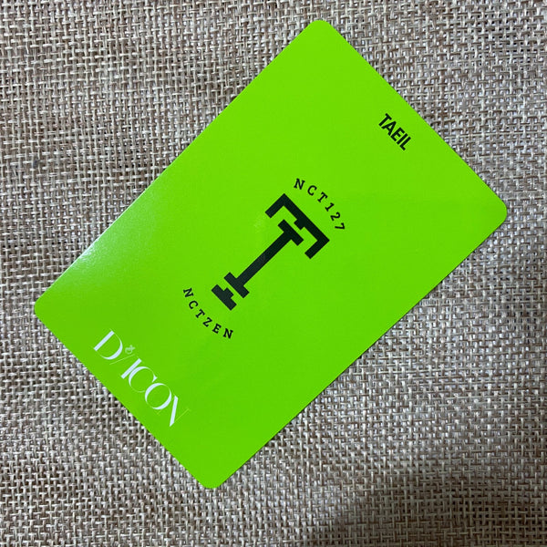 NCT Dream TAEIL #13 [ 2019 Dicon Custom Book ] Official Photocard / New / Gift
