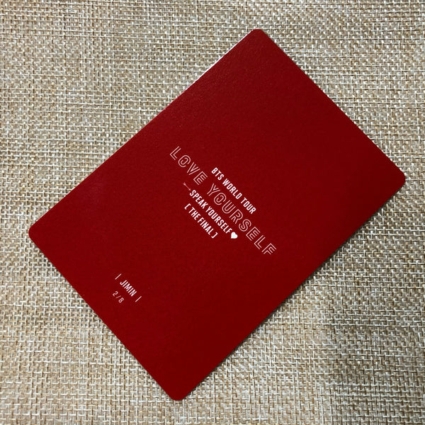 BTS JIMIN 2/8 [ Speak Yourself The Final ] Official Mini Photocard / New / Gift