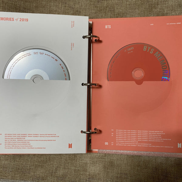 BTS [ Memories of 2019 ] Official DVD Set, Korean, No PC / Mint, Rare / Gift
