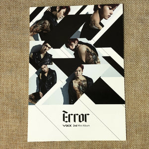 VIXX GROUP [ ERROR ] Official Brochure Poster, 2nd Mini Album / New, Rare / Gift