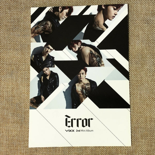 VIXX GROUP [ ERROR ] Official Brochure Poster, 2nd Mini Album / New, Rare / Gift
