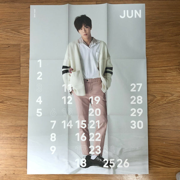 NCT 127 YUTA [ 2018 Season's Greetings ] Official Folded Poster / New / Gift