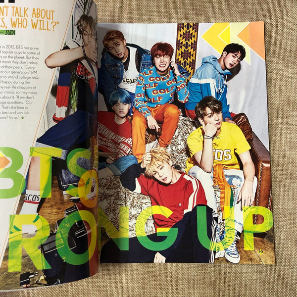 BTS [J-14 Presents: BTS Backstage Pass Fall 2018] Official Magazine / Rare /+G