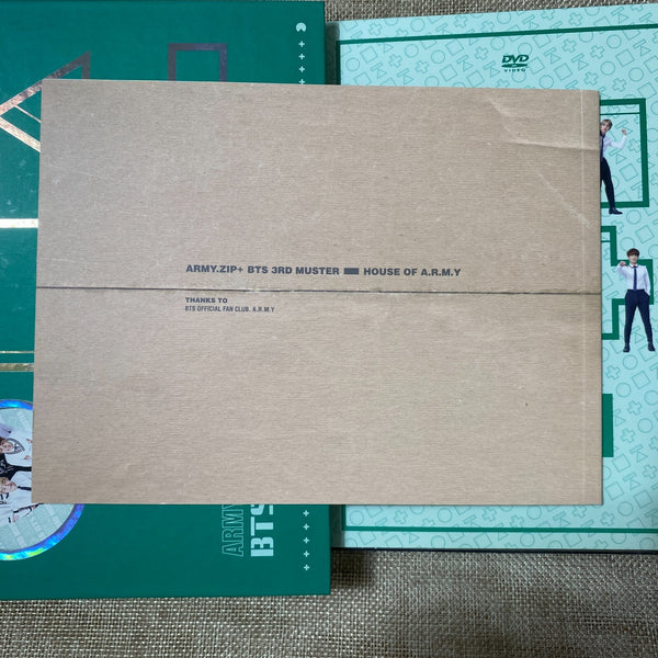 BTS 3rd Muster ARMY.ZIP DVD / 3 Disc Photobook, Story, Sticker, 2nd DVD Defectiv