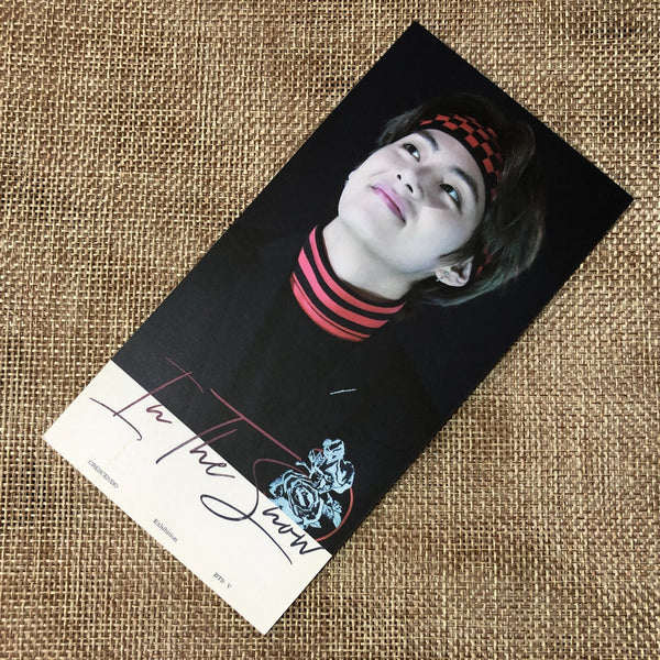 BTS V JIMIN [ In The Show Exhibition ] Ticket Photocard / New, Rare / Gift