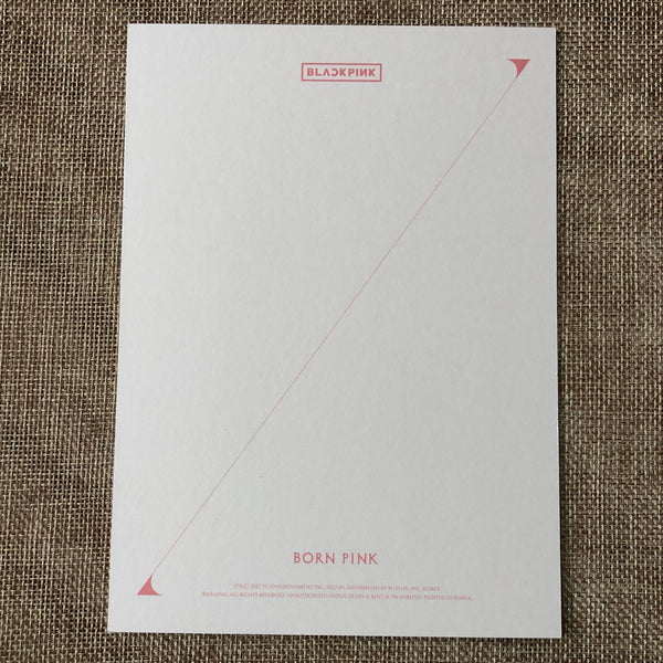 BLACKPINK JISOO [ Born Pink ] Official Large Postcard, Box Set Ver / New / Gift