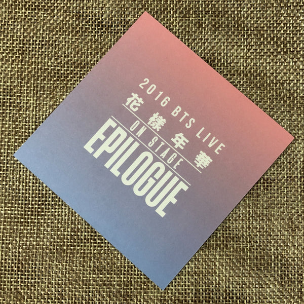 BTS V [ HYYH Live On Stage Epilogue DVD ] Official Photocard / New / Gift