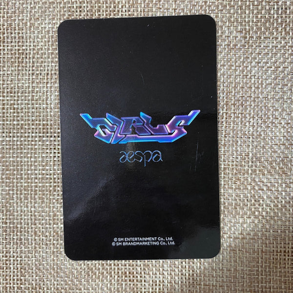 AESPA KARINA [ GIRLS Official Sign Event Photocard ] SM Store Benefit / New /+G