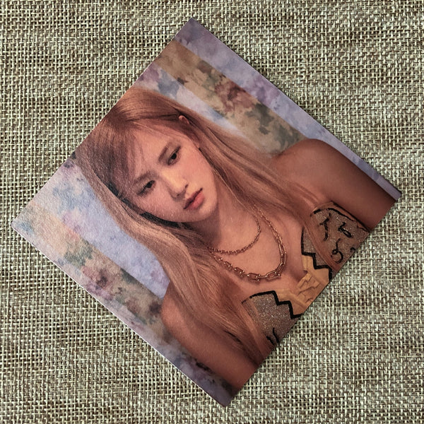 BLACKPINK ROSE #11 [ -R- ] Official Postcard, 1st Single / New / Gift