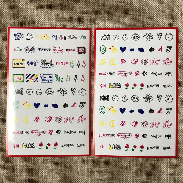 BLACKPINK [ 2020 Welcoming Collection ] Official Sticker Set / New / Gift