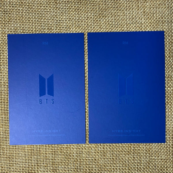 BTS RM [ HYBE INSIGHT ] Official Photocard SET of 2 / New / Gift