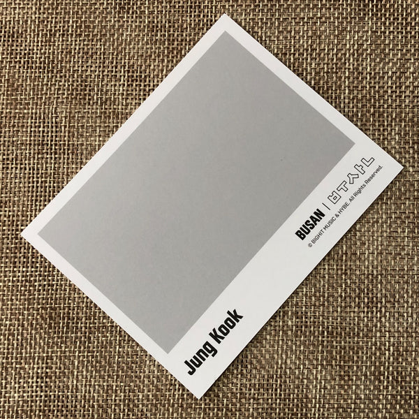 BTS JUNGKOOK [ YET TO COME BUSAN MERCH ] Official Instant Photocard / New / Gift