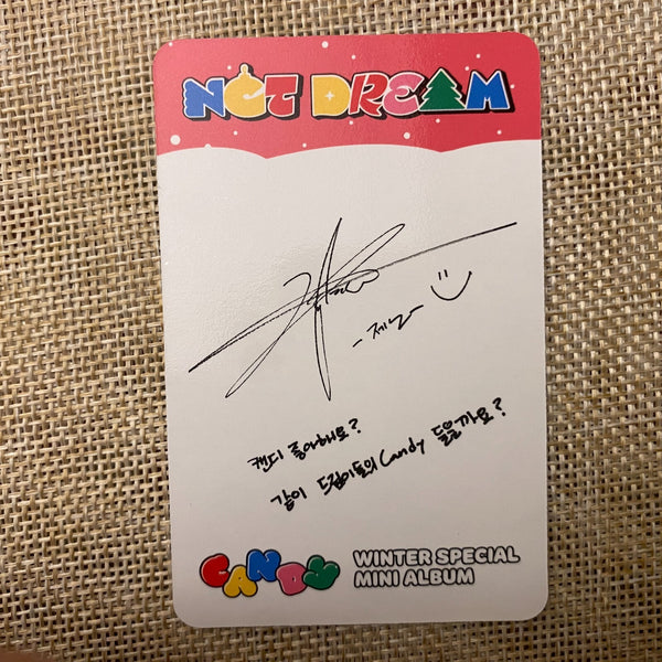 NCT DREAM JENO [Winter Special Candy] Official Photocard, Special Ver / Gift
