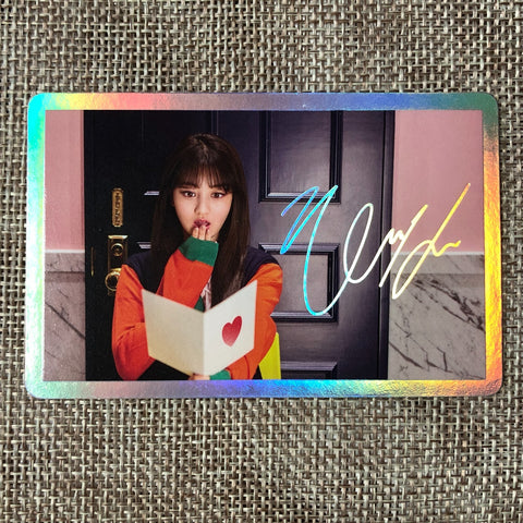 TWICE JIHYO [ Signal ] Official Hologram Photocard, 4th Album Ver.1 / New / Gift