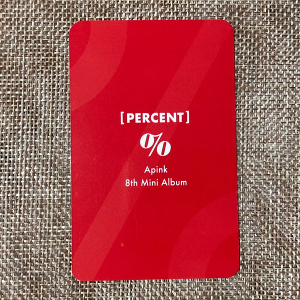 APINK NAEUN [Percent %] Pre Order Benefit Official photocard, 8th Mini / Gift
