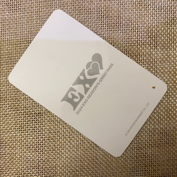 EXO BAEKHYUN #3 [2024 Season's Greeting] Official Photocard, POB / New, Rare /+G