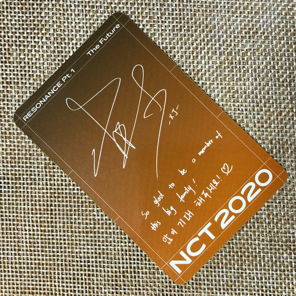 NCT 2020 XIAOJUN [ Resonance Pt.1 ] Official Photocard, Future Ver / New / Gift