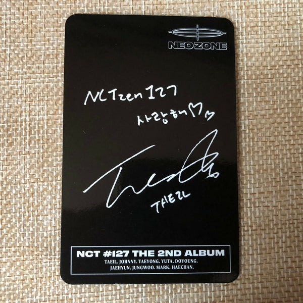 NCT 127 TAEIL T Ver [NEO ZONE] Official Photocard, 2nd Album / New, Rare / Gift