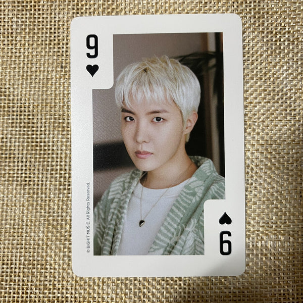 BTS J-HOPE [Global FC ARMY Membership Kit 9th] Trump Photocard Set / New, Rare