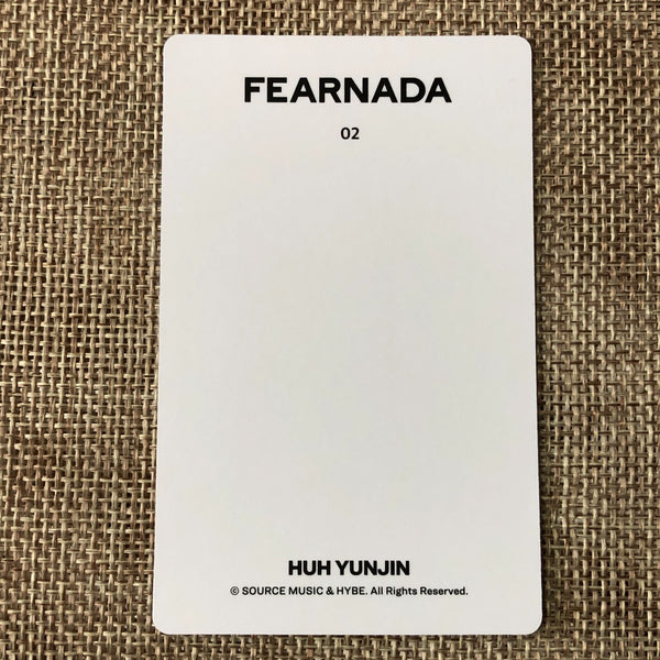 LE SSERAFIM YUNJIN [FEARNADA 2023 Fan Meeting MD] Official Photocard / Gift