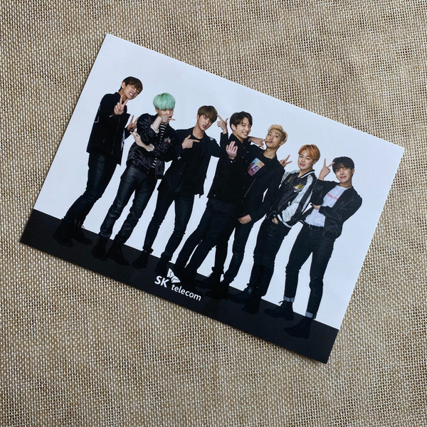 BTS GROUP #3 [SKT] Official Postcard Photocard, Limited / New, Ultra Rare / Gift