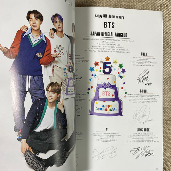 BTS Group [ Japan Official Fanclub Magazine ] Official Photobook / New / Gift