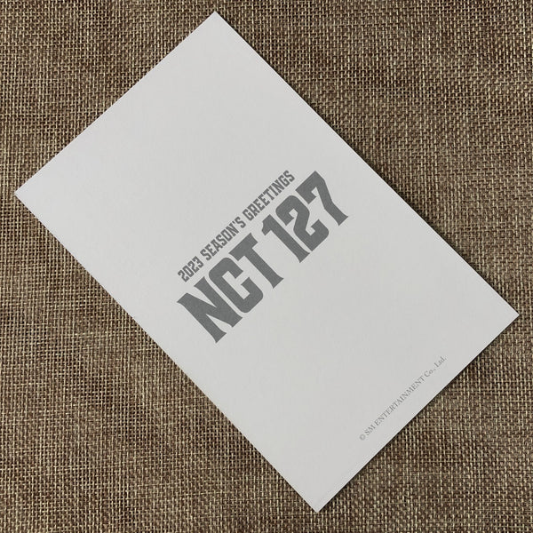 NCT 127 JOHNNY [ 2023 Season's Greetings ] Official Postcard / New / Gift