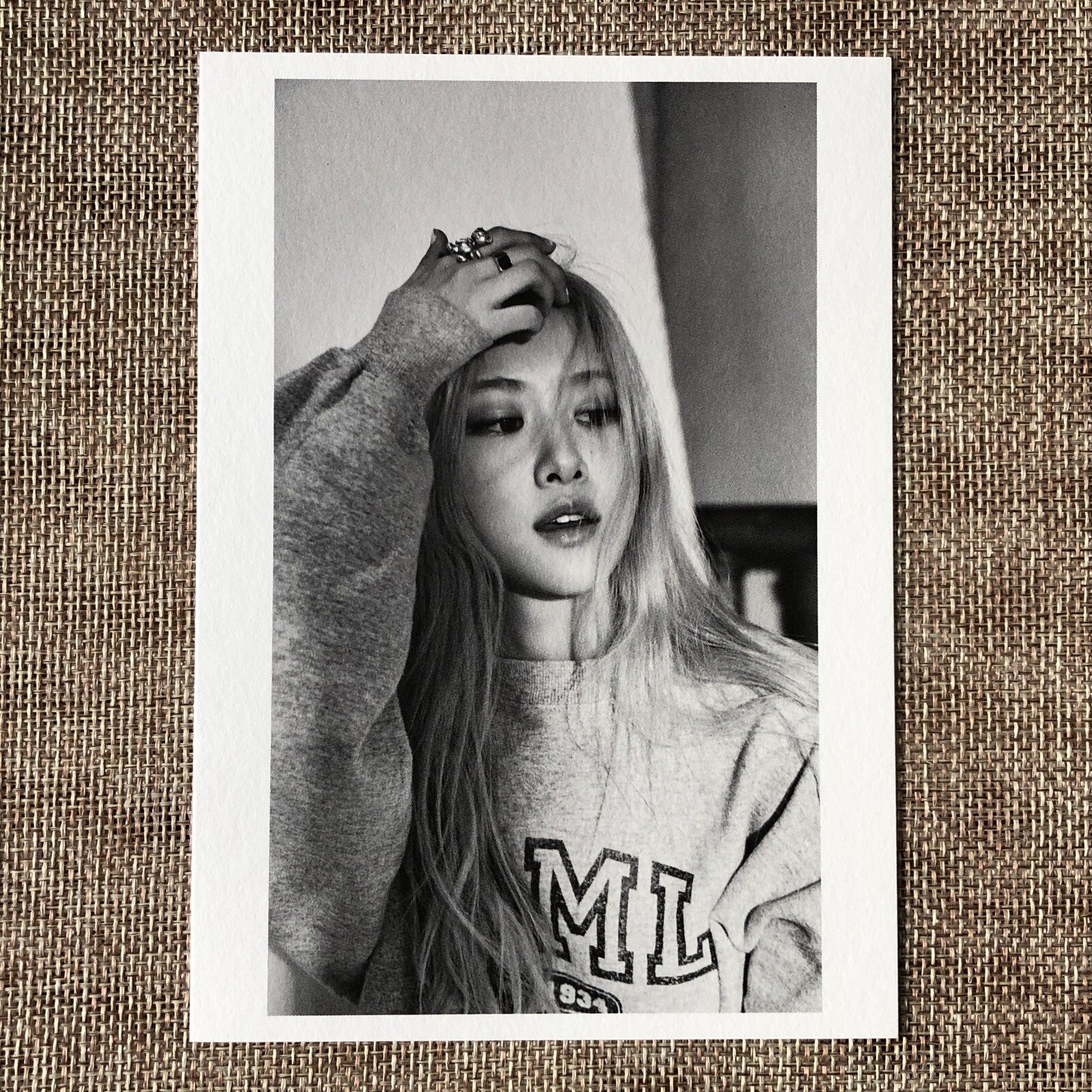 BLACKPINK ROSE #2 [ -R- ] Official Polaroid Postcard, 1st Single / New / Gift