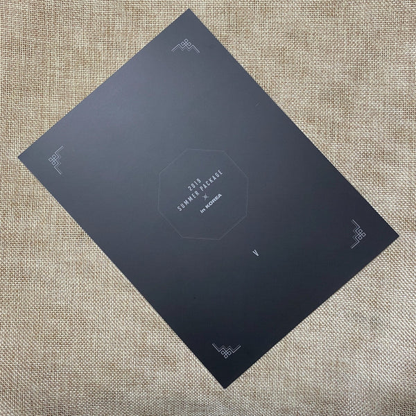 BTS V Taehyung [ 2019 Summer Package ] Mini Poster Photocard / New, Rare / Gift