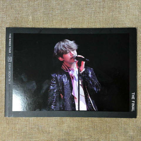 BTS V TAEHYUNG [The Wings Tour Essay Book for V] Official Photobook / New / Gift