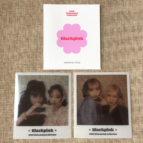 BLACKPINK [2022 Welcoming Collection Weverse] Official Polaroid Card Set / Gift