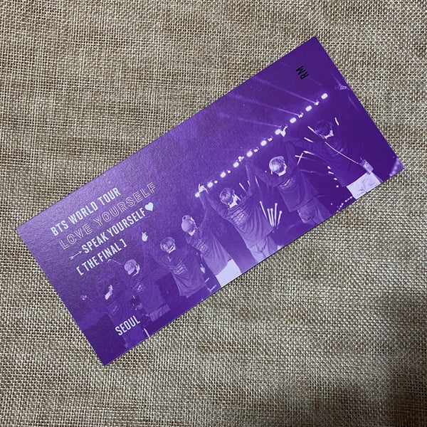 BTS RM [ Speak Yourself Seoul The Final DVD ] Official Bookmark / New / Gift