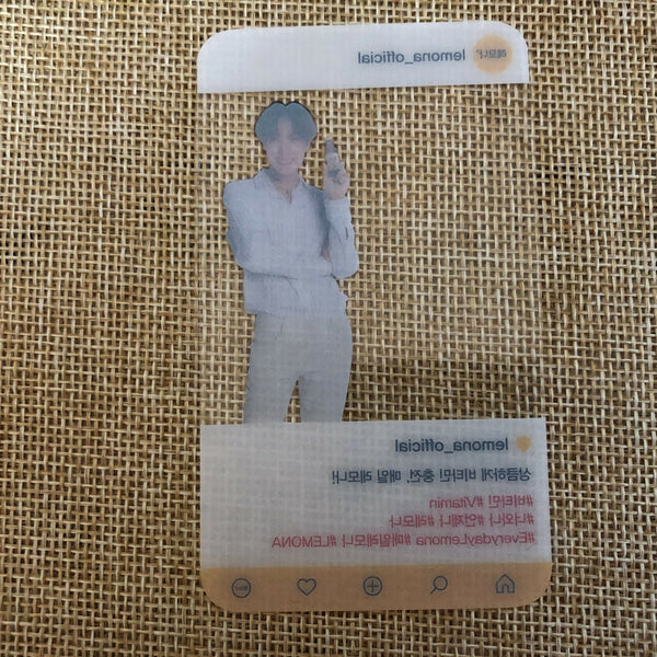 BTS J-HOPE [ Lemona Vitamins ] Official Transparent Photocard / New, Rare / Gift