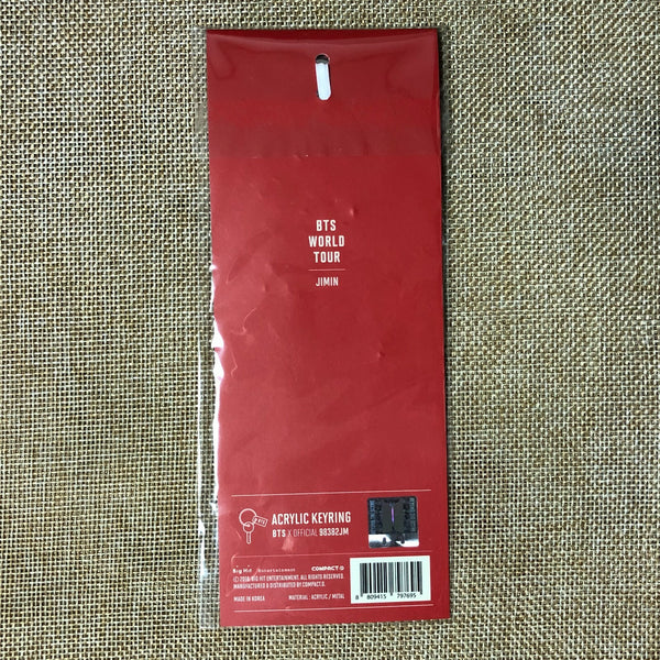 BTS JIMIN [ World Tour Love Yourself ] Official Acrylic Keyring / New / Gift