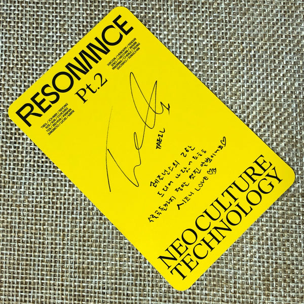 NCT 2020 TAEIL [ Resonance Pt.2 ] Official Photocard, Departure Ver / New / Gift