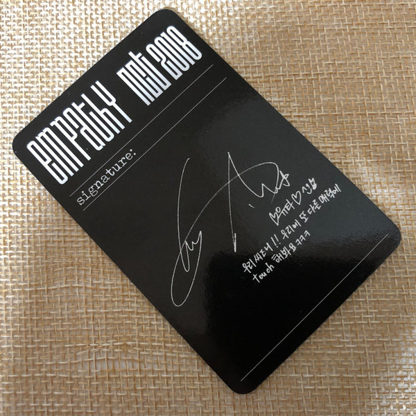 NCT 2018 YUTA [EMPATHY] Official Photocard, Reality Ver, 1st Album / New / Gift